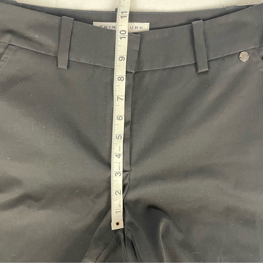 Trina Turk Black Wide Leg Trousers Size 4 Career‎ Office Pockets - Picture 9 of 11